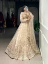 Lnb1453 Net With Sequins And Thread Embroidery Work Lehenga With Blouse Dupatta Bulk Orders In India